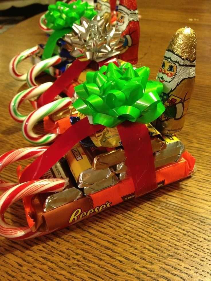 Новогодние подарки из конфет своими руками: как собрать новогодний подарок из сладостей?