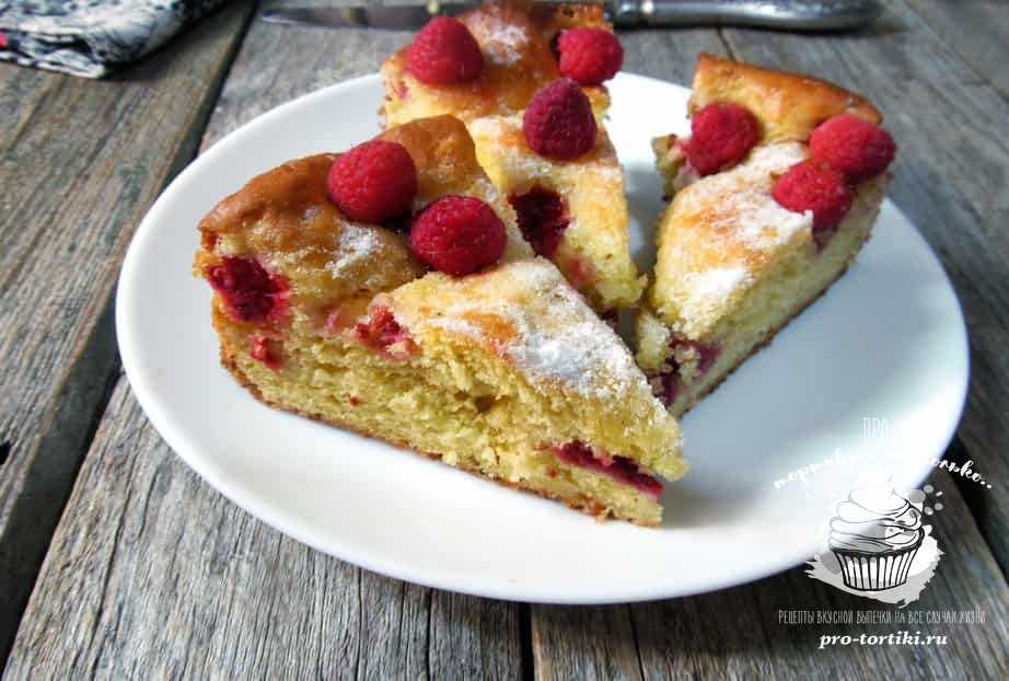 Малиновый пирог, простые рецепты очень вкусных десертов