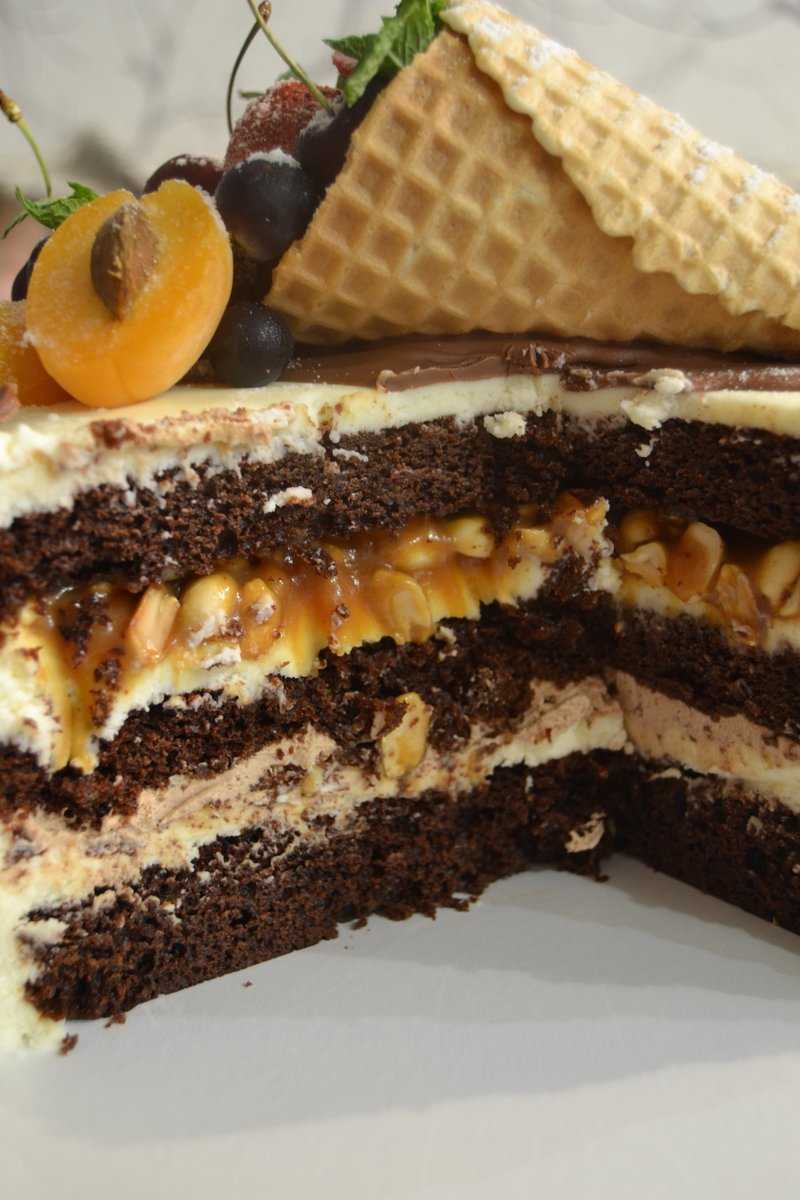 Шоколадный торт пошагово в домашних условиях. рецепты шоколадного торта с вишней, с орехами, блинного торта, сыроедческого