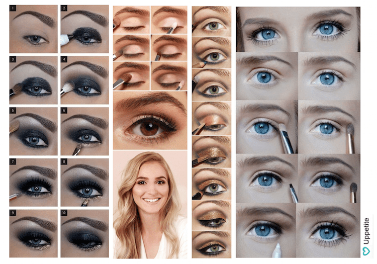 Инструкция, как сделать макияж для глубоко посаженных глаз Дневной, вечерний и Nude макияж по этапам в картинках