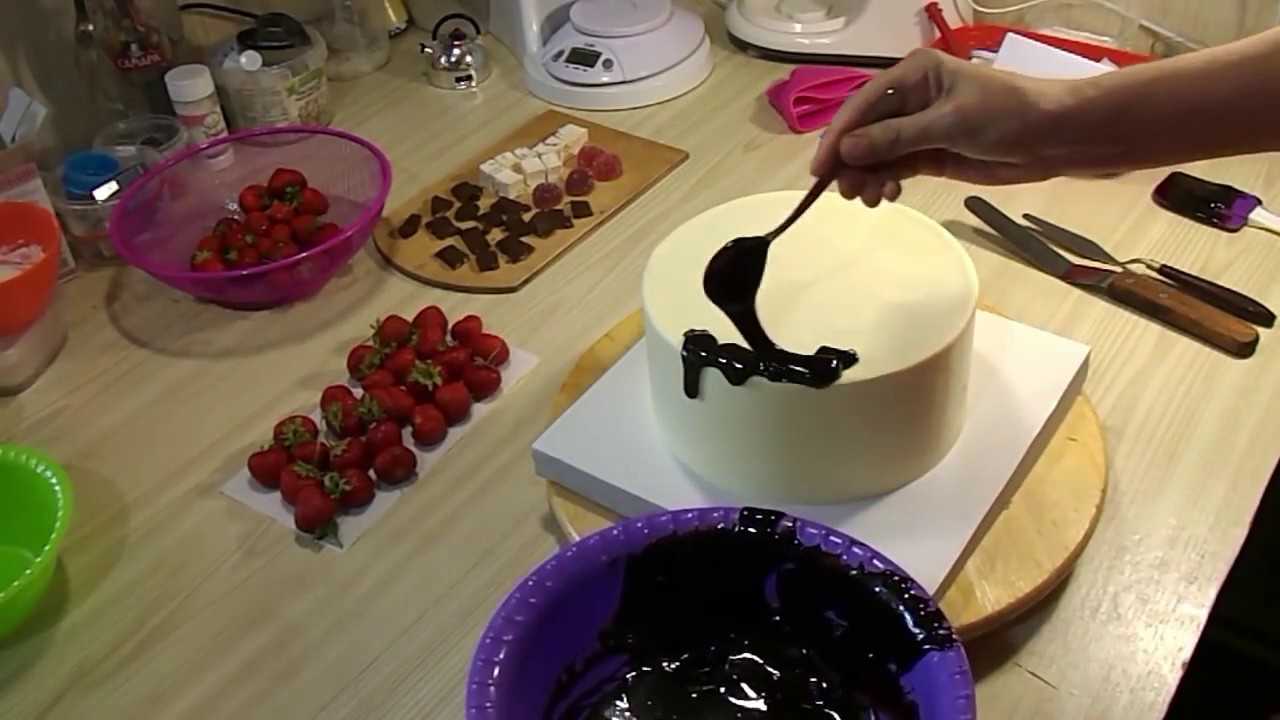 Крем для выравнивания торта под мастику, ганаш или глазурь - пошаговые рецепты приготовления с фото