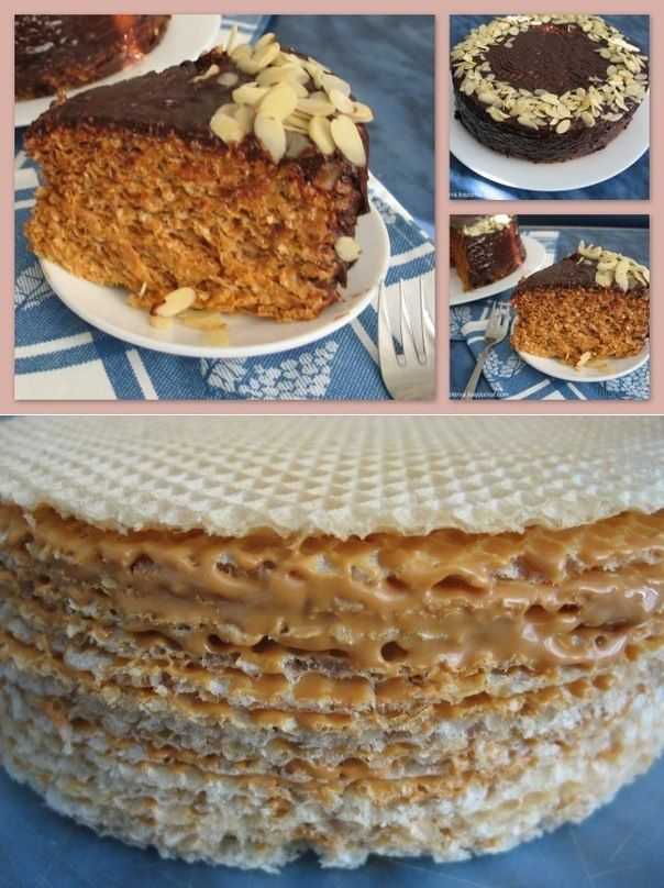 Торт из вафельных коржей со сгущенкой. рецепт со сметаной, бананами, фруктами, маслом, вареньем
