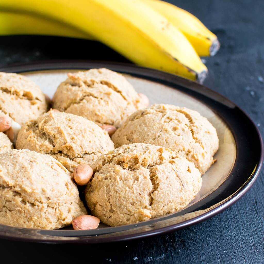 Рецепт овсяных печений с бананом