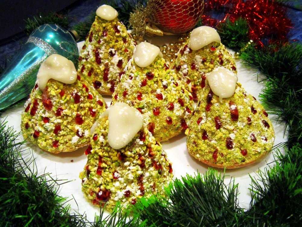 Новогоднее (рождественское) печенье своими руками — рецепты с фото