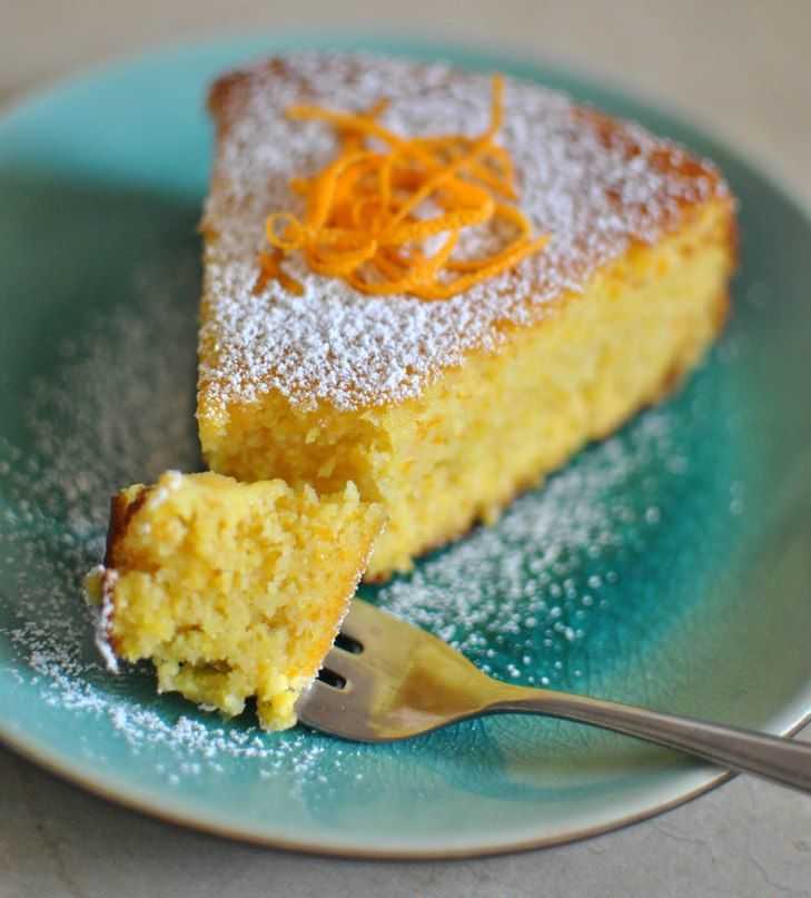 Красивый открытый апельсиновый пирог (рецепт для духовки)