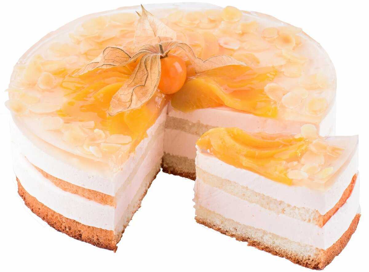 Торт с персиками – счастье сладкоежки! рецептуры разных тортов с персиками для вкусных радостей - автор екатерина данилова