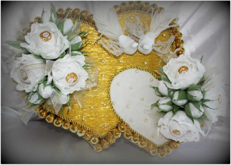 ᐉ свадебный корабль, торт, лебеди, беседка из конфет – сладкие композиции своими руками - ➡ danilov-studio.ru