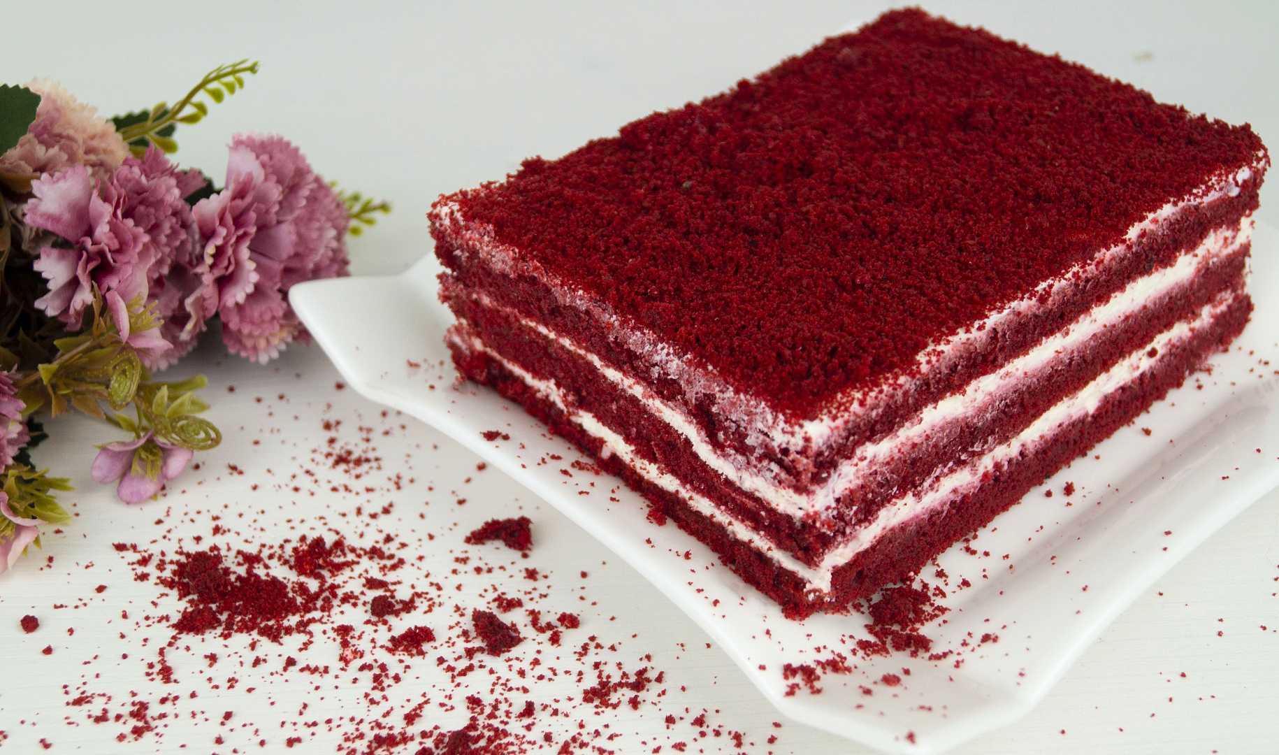 Торт красный бархат: классический рецепт с фото пошагово