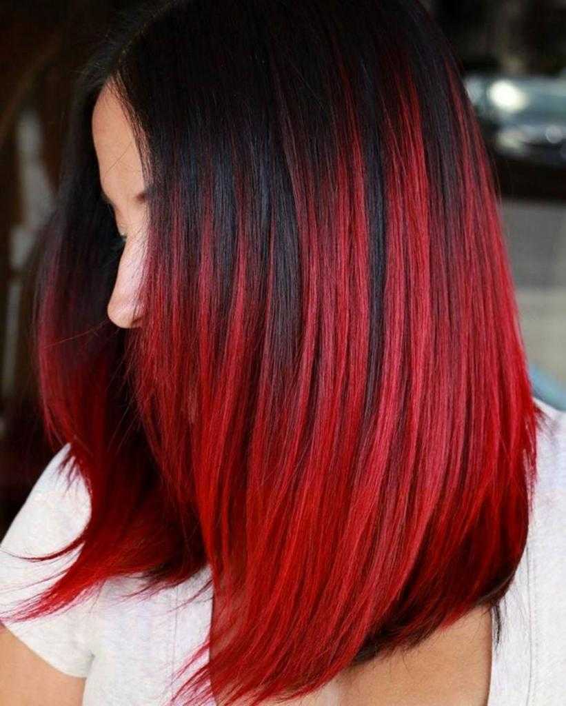 Оттенки красного цвета волос (50 фото)