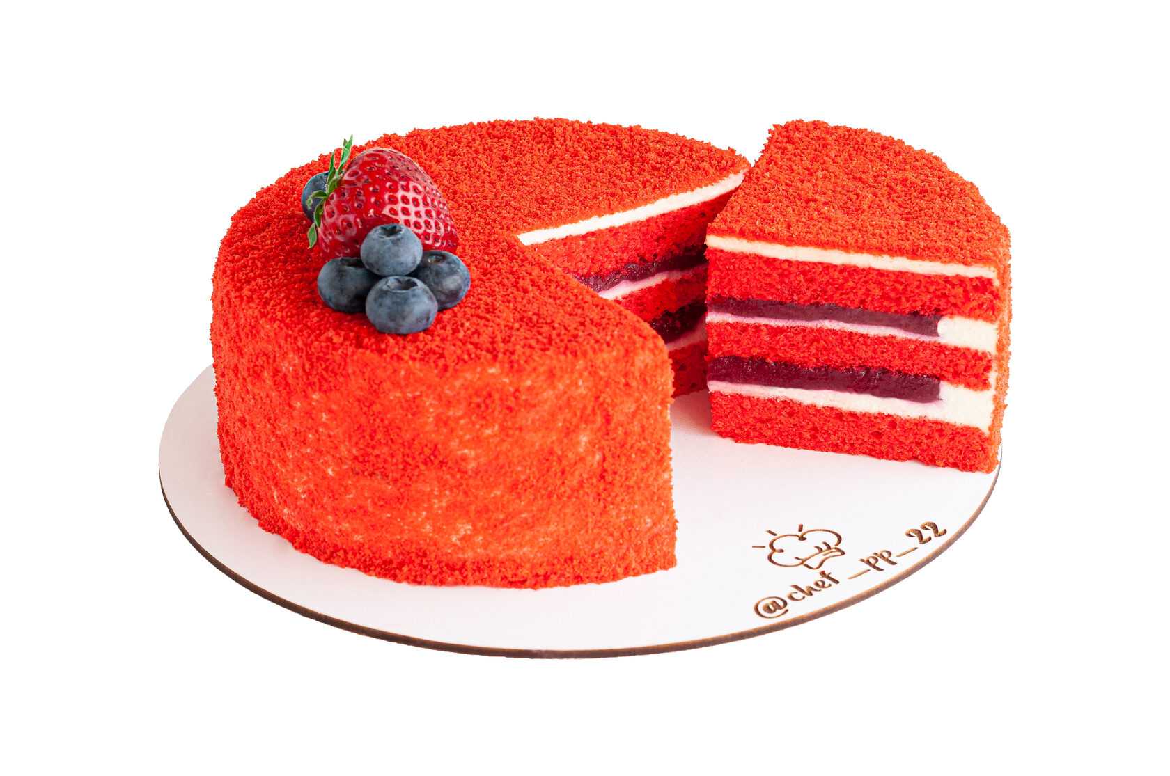Торт красный бархат - пошаговый рецепт с фото в домашних условиях
