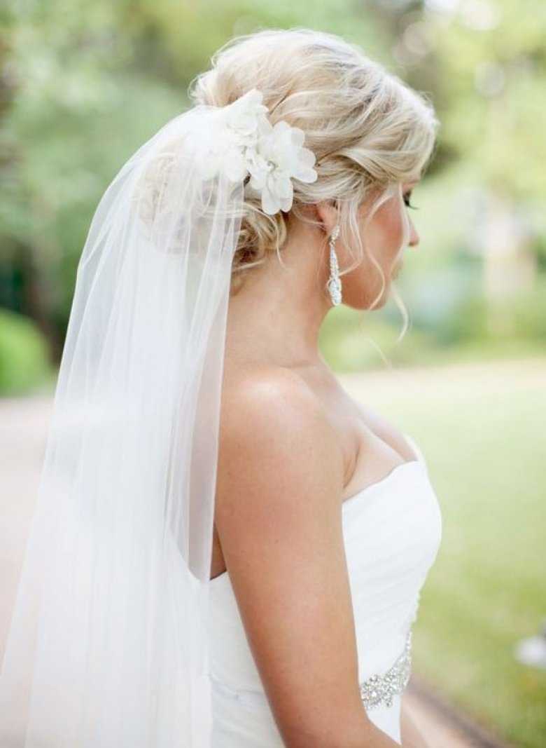 Модные тенденции свадебных причесок на длинные волосы с фото 