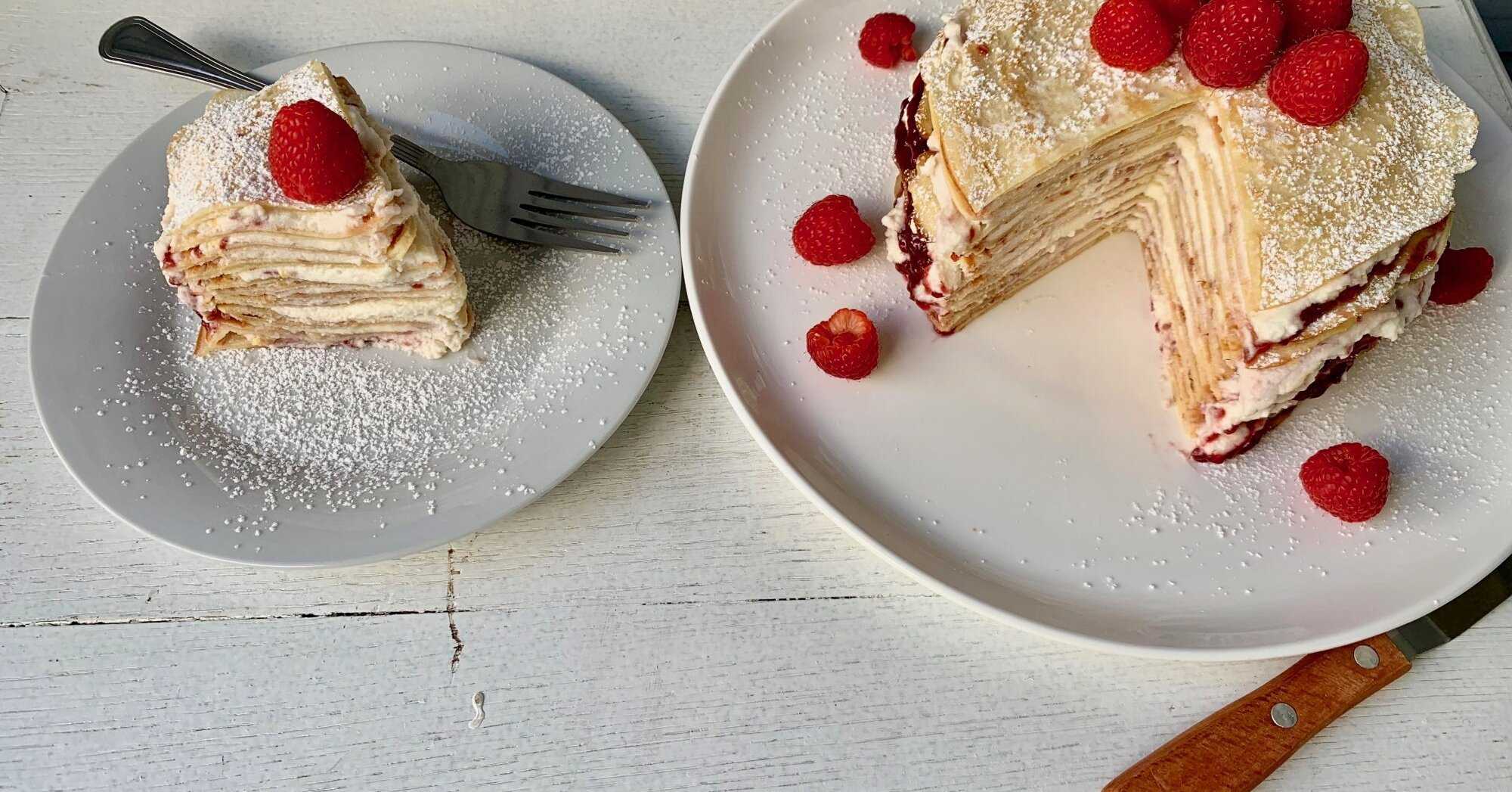 Блинный торт — 5 сладких пошаговых рецептов в домашних условиях