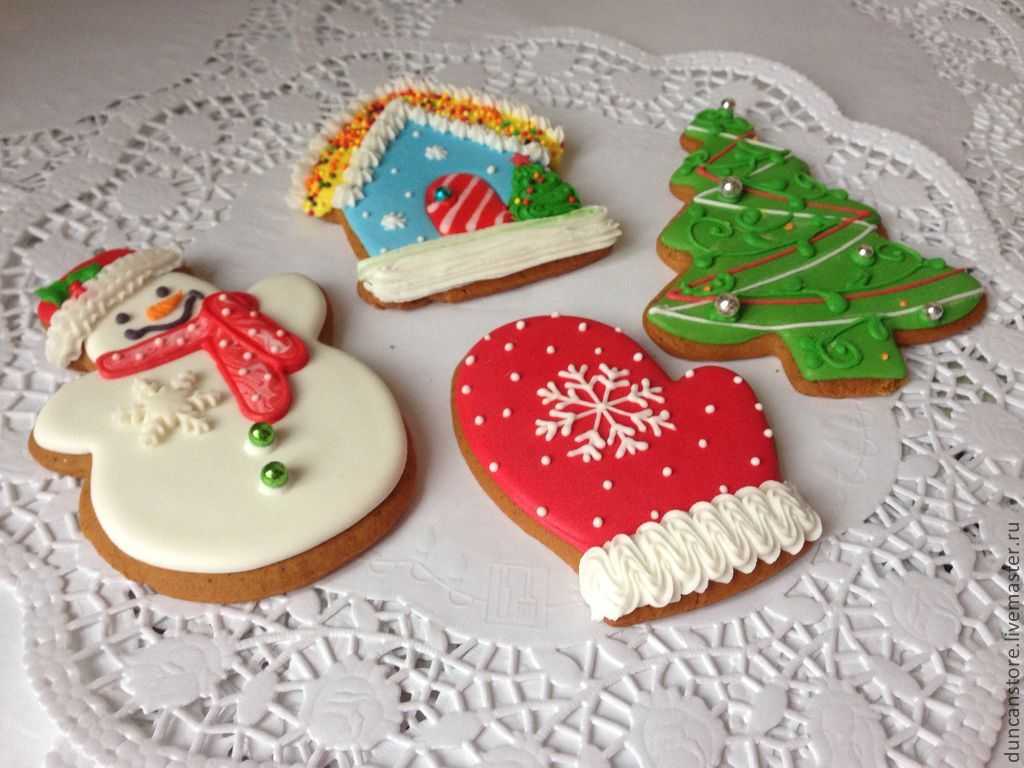Имбирное печенье и пряники на новый год тигра 2022 с глазурью своими руками