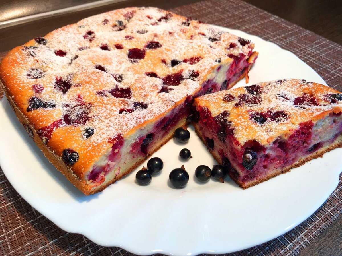 Пироги с фруктами и ягодами в духовке, легкие в приготовлении: рецепты с фото