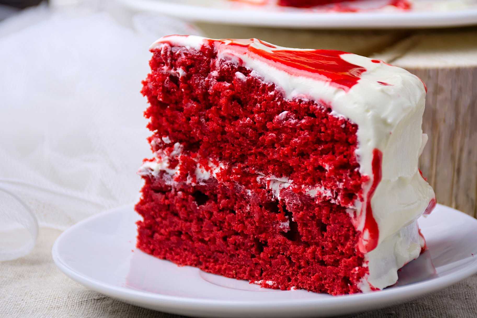 Муссовый торт Красный бархат.