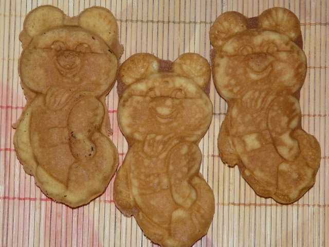 Печенье мишки в форме на газу рецепт с фото