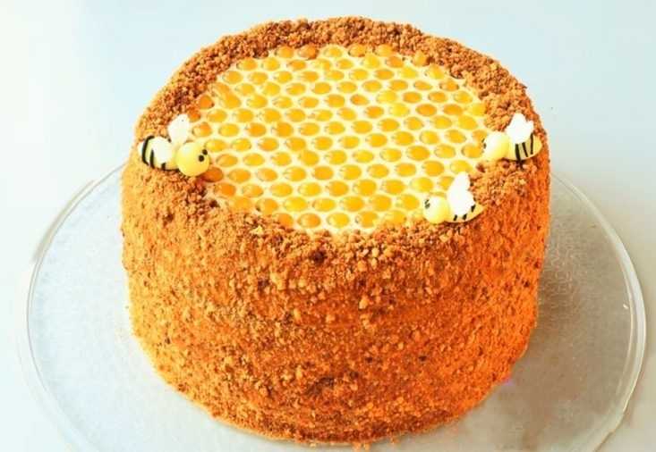Как украсить торт медом