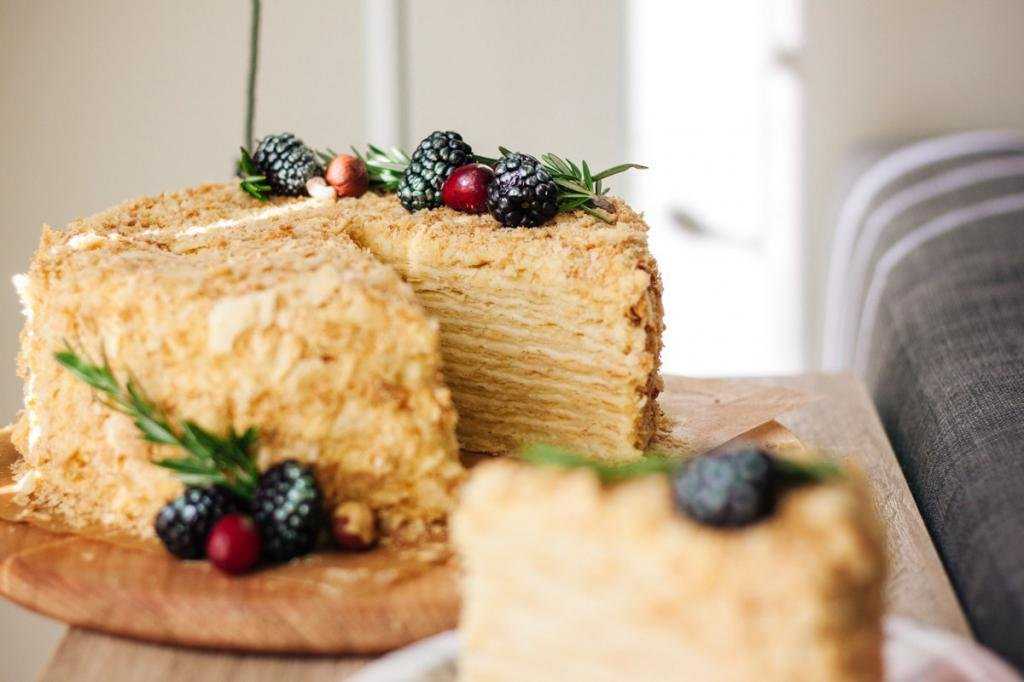 Торт наполеон: классический рецепт с фото
