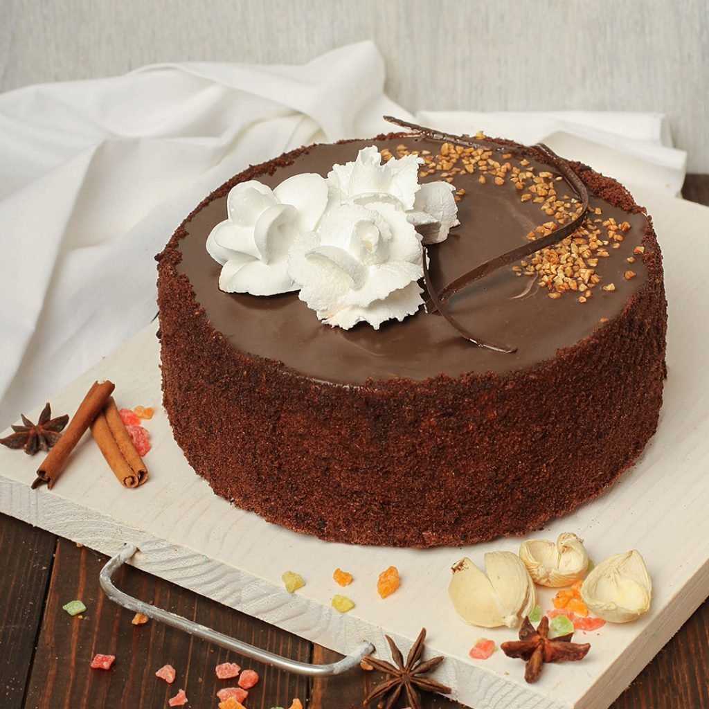 Торт черный принц — рецепт классический, на кефире и сметане